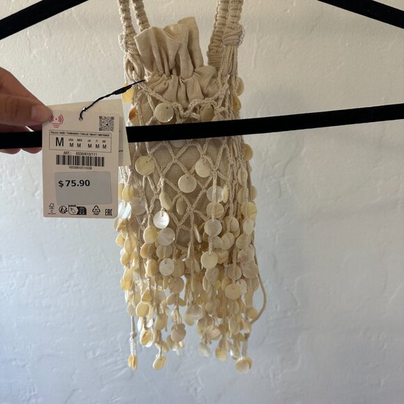 Zara Pearlescent Appliqué Hand Bag - Picture 4 of 4